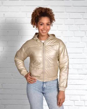 Chaqueta Dama Acolchada Capucha REF 20039