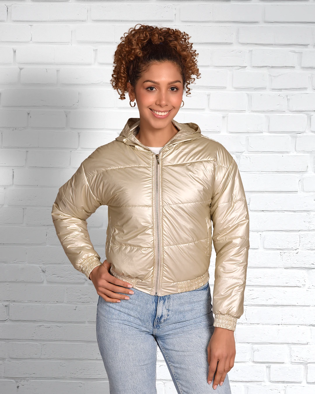 Chaqueta Dama Acolchada Capucha REF 20039