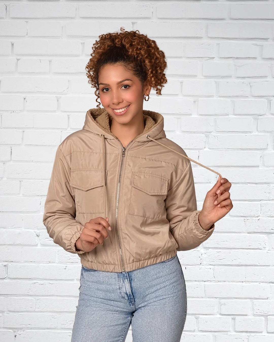 Chaqueta Dama London Forro Afelpado REF 20117 - Image 6