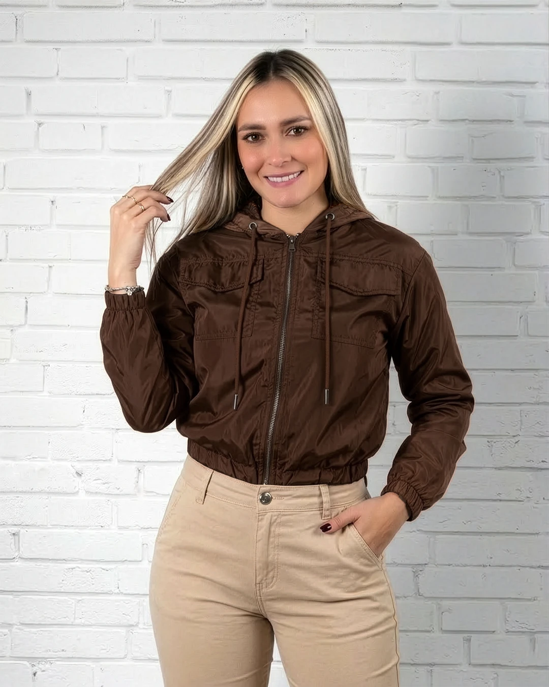 Chaqueta Dama London Forro Afelpado REF 20117 - Image 7
