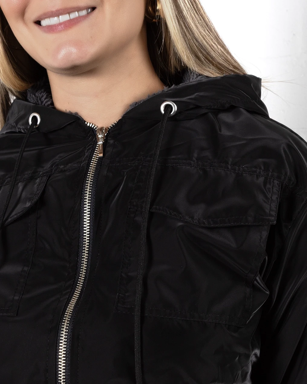 Chaqueta Dama London Forro Afelpado REF 20117 - Image 2