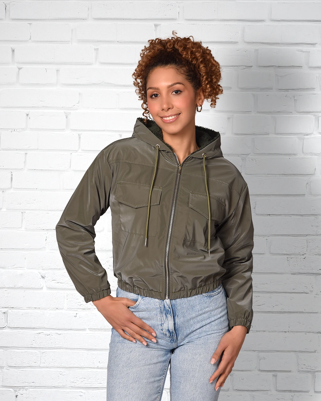 Chaqueta Dama London Forro Afelpado REF 20117 - Image 4
