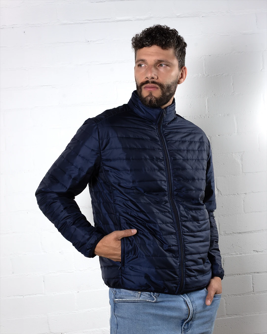 Chaqueta Hombre Acolchada Cuello Alto REF 241