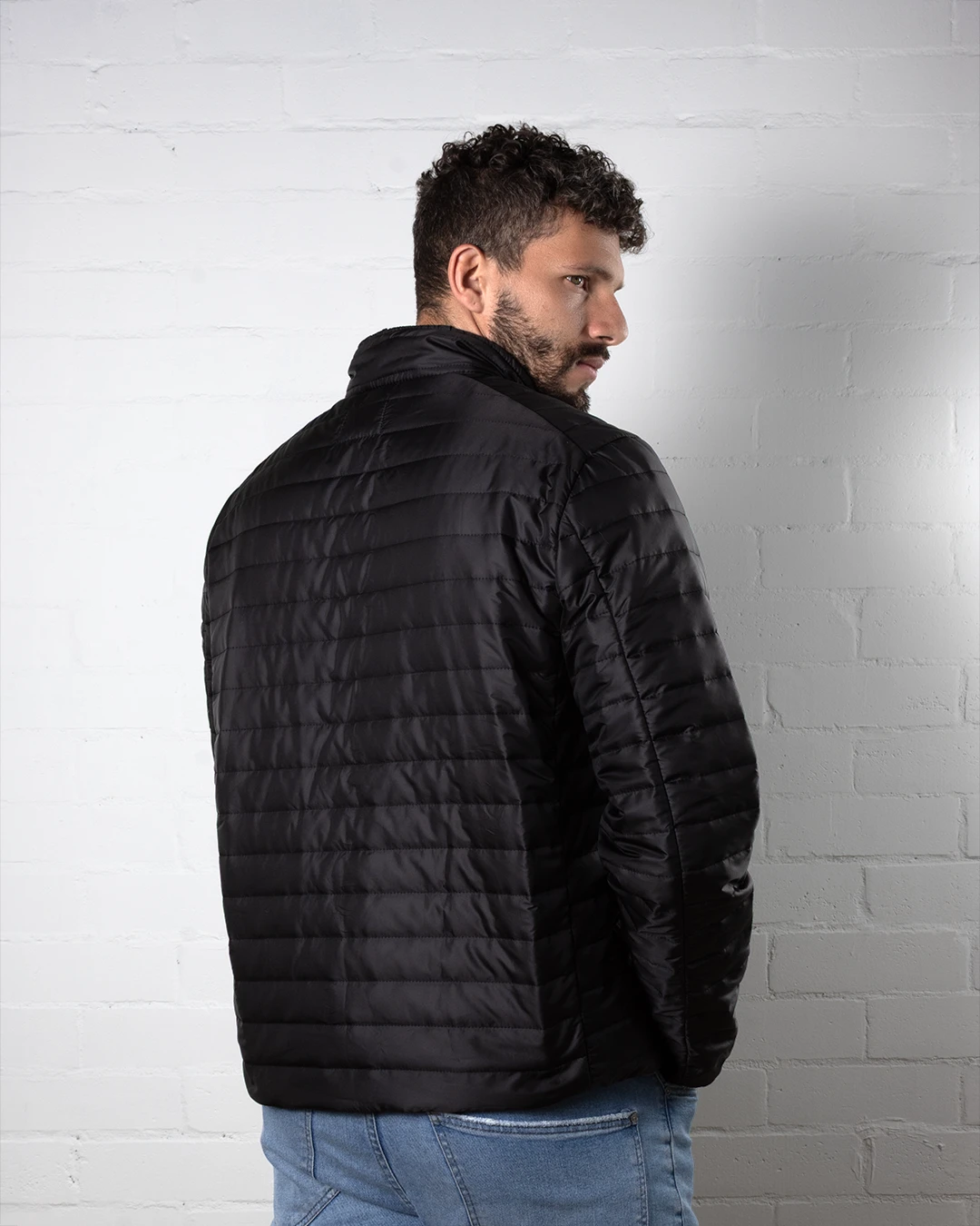 Chaqueta Hombre Acolchada Cuello Alto REF 241 - Image 4