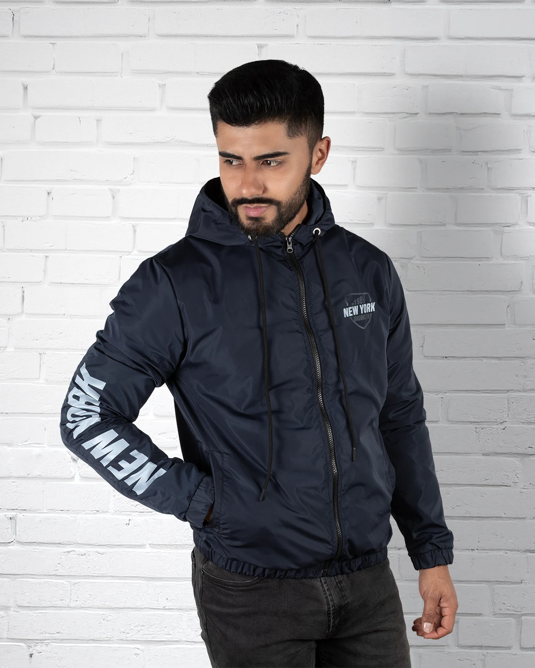Chaqueta Hombre Cortavientos New York REF 733 - Image 2